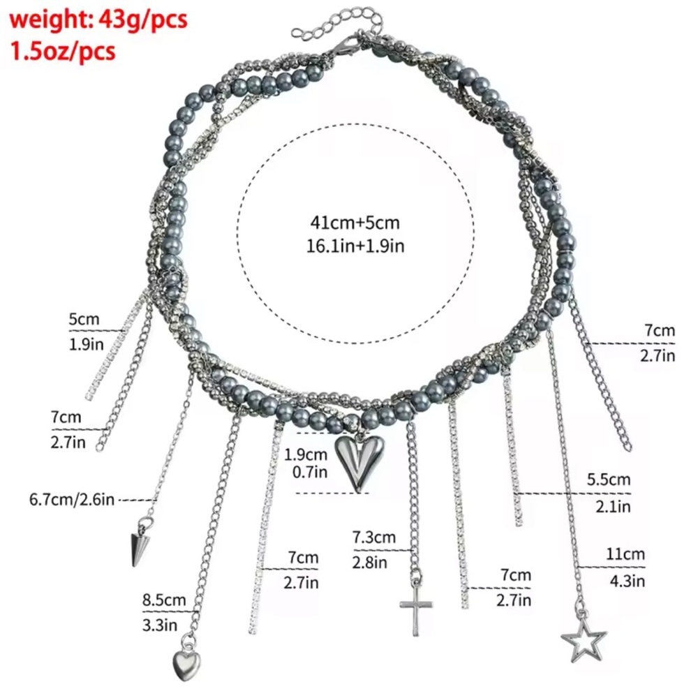 Celestara Charm Drip Choker - Picture 4 of 5